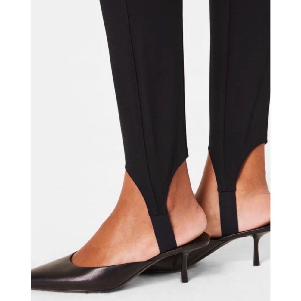 Spanx Ponte Stirrup Leggings Classic Black Large Athletic Yoga 21297R NWT - Picture 4 of 11